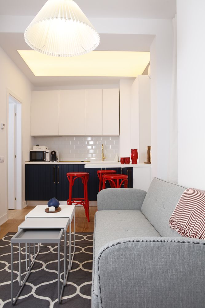 Apartament mic, open-space