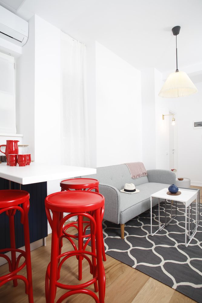 Apartament mic, în stil nordic