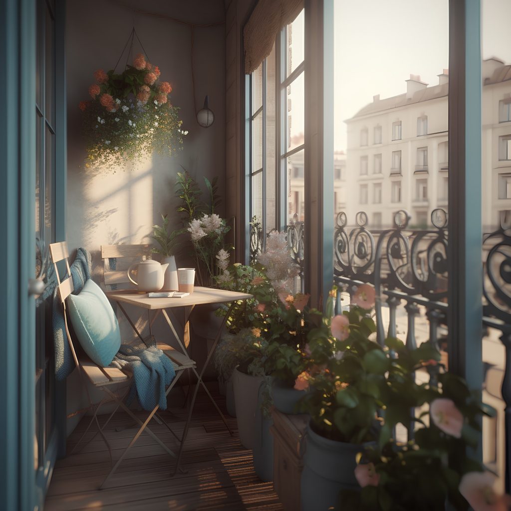balconului închis